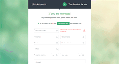 Desktop Screenshot of dimdom.com